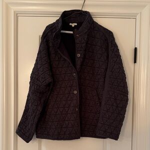 LA MIEL Black Quilted Puffer Jacket